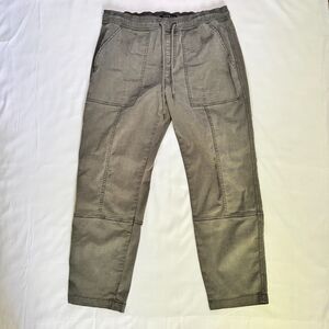 Sanctuary Army Green Lightweight Pants Drawstring Anthropologie Women's Size 31